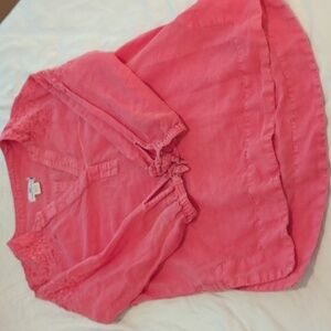 Vineyard Vines Linen-Blend Top